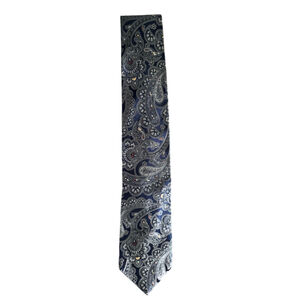 Jos. A. Bank Signature Collection Blue Paisley Silk Tie Men’s Necktie